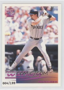 2000 Pacific Crown Collection - [Base] - Holographic Purple #95 - Larry Walker /199