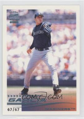 2000 Pacific Crown Collection - [Base] - Platinum Blue #259 - Freddy Garcia /67