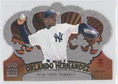 2000 Pacific Crown Royale - [Base] - Limited #94 - Orlando Hernandez /144