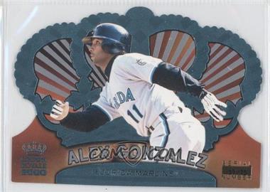 2000 Pacific Crown Royale - [Base] - Platinum Blue #56 - Alex Gonzalez /75