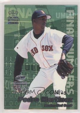 2000 Pacific Crown Royale - Final Numbers - 2000 All-Star Game Atlanta Embossed #6 - Pedro Martinez /20