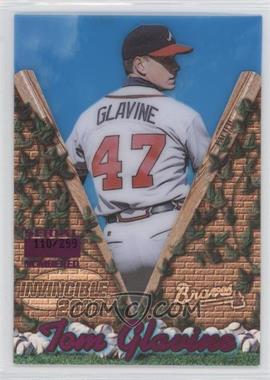 2000 Pacific Invincible - [Base] - Holographic Purple #12 - Tom Glavine /299