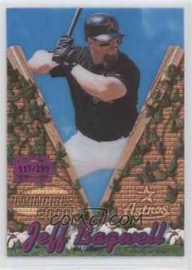 2000 Pacific Invincible - [Base] - Holographic Purple #62 - Jeff Bagwell /299 [EX to NM]