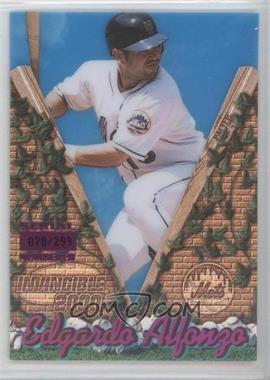 2000 Pacific Invincible - [Base] - Holographic Purple #92 - Edgardo Alfonzo /299