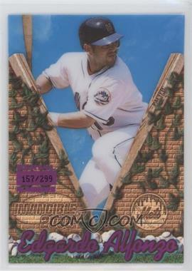 2000 Pacific Invincible - [Base] - Holographic Purple #92 - Edgardo Alfonzo /299