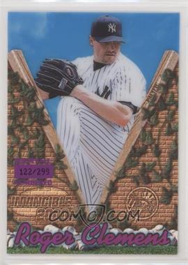 2000 Pacific Invincible - [Base] - Holographic Purple #98 - Roger Clemens /299 [Noted]