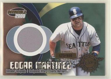 2000 Pacific Invincible - Game Gear #5 - Edgar Martinez /800