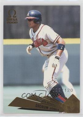 2000 Pacific Omega - [Base] - Gold #12 - Andruw Jones /120