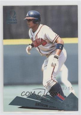 2000 Pacific Omega - [Base] - Platinum Blue #12 - Andruw Jones /55