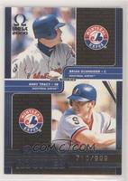 Brian Schneider, Andy Tracy [EX to NM] #/999