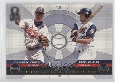 2000 Pacific Omega - MLB Generations #11 - Troy Glaus, Chipper Jones