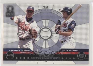 2000 Pacific Omega - MLB Generations #11 - Troy Glaus, Chipper Jones