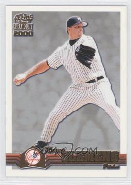 2000 Pacific Paramount - [Base] - Gold #156 - Roger Clemens