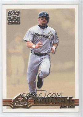 2000 Pacific Paramount - [Base] - Gold #99 - Jeff Bagwell