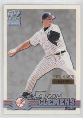 2000 Pacific Paramount - [Base] - Holo-Green #156 - Roger Clemens /99