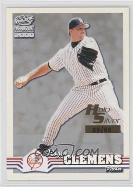 2000 Pacific Paramount - [Base] - Holo-Silver #156 - Roger Clemens /99