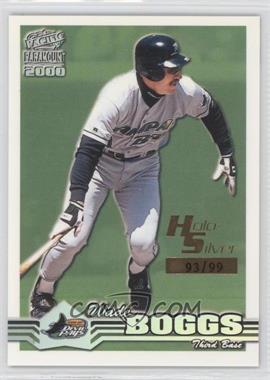 2000 Pacific Paramount - [Base] - Holo-Silver #226 - Wade Boggs /99