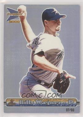 2000 Pacific Prism - [Base] - Holographic Blue #66 - Billy Wagner /80