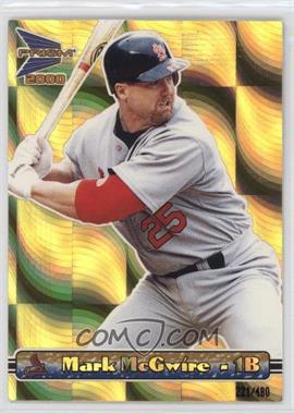 2000 Pacific Prism - [Base] - Holographic Gold #122 - Mark McGwire /480