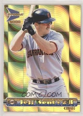 2000 Pacific Prism - [Base] - Holographic Gold #130 - Jeff Kent /480