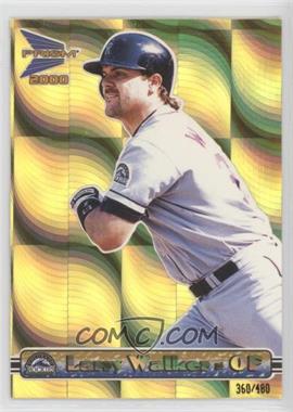 2000 Pacific Prism - [Base] - Holographic Gold #52 - Larry Walker /480