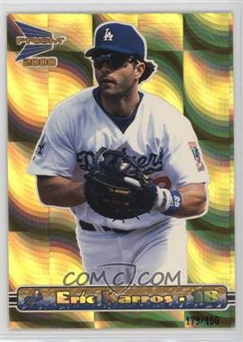 2000 Pacific Prism - [Base] - Holographic Gold #74 - Eric Karros /480