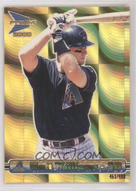 2000 Pacific Prism - [Base] - Holographic Gold #9 - Matt Williams /480