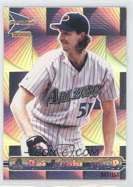 2000 Pacific Prism - [Base] - Holographic Mirror #8 - Randy Johnson /160