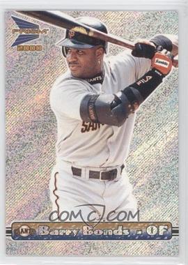 2000 Pacific Prism - [Base] - Silver Rapture Chicago SportsFest Embossing #128 - Barry Bonds