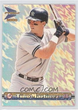 2000 Pacific Prism - [Base] - Silver Sheen #100 - Tino Martinez