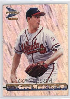 2000 Pacific Prism - [Base] #14 - Greg Maddux [EX to NM]