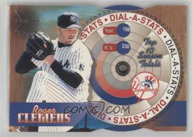2000 Pacific Prism - Dial-A-Stats #6 - Roger Clemens [Noted]