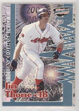 2000 Pacific Revolution - [Base] - Shadow Series Missing Serial Number #49 - Jim Thome