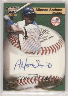 2000 Pacific Revolution - MLB Game Ball Signatures #13 - Alfonso Soriano