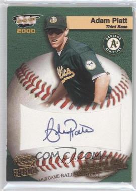 2000 Pacific Revolution - MLB Game Ball Signatures #16 - Adam Piatt