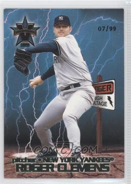 2000 Pacific Vanguard - High Voltage - Green #25 - Roger Clemens /99