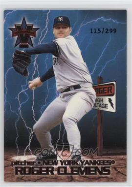 2000 Pacific Vanguard - High Voltage - Red #25 - Roger Clemens /299