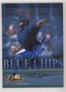 2000 Royal Rookies - Blue Chips - Autographs #_CCSA - CC Sabathia /1995