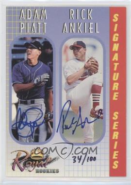 2000 Royal Rookies - Signature Series - Autographs #34 - Adam Piatt, Rick Ankiel /100