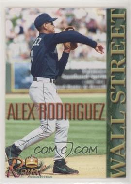 2000 Royal Rookies - Wall Street #_ALRO.7 - Checklist - Alex Rodriguez (Throwing; Elbow Bent;  Facing Right)