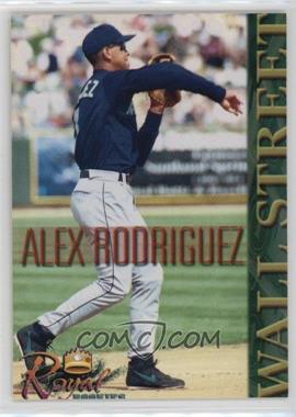 2000 Royal Rookies - Wall Street #_ALRO.7 - Checklist - Alex Rodriguez (Throwing; Elbow Bent;  Facing Right)