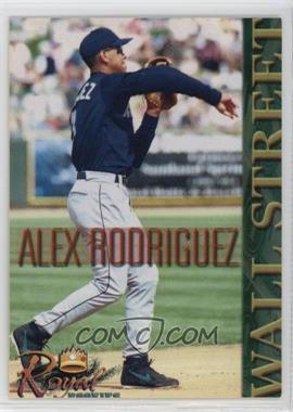 2000 Royal Rookies - Wall Street #_ALRO.7 - Checklist - Alex Rodriguez (Throwing; Elbow Bent;  Facing Right)