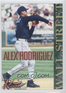 2000 Royal Rookies - Wall Street #_ALRO.7 - Checklist - Alex Rodriguez (Throwing; Elbow Bent;  Facing Right)