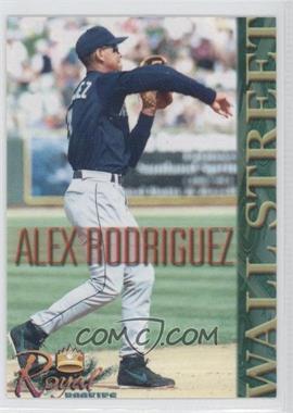 2000 Royal Rookies - Wall Street #_ALRO.7 - Checklist - Alex Rodriguez (Throwing; Elbow Bent;  Facing Right)