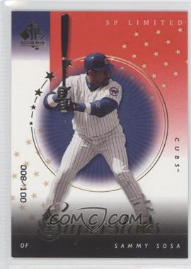 2000 SP Authentic - [Base] - SP Limited #101 - Sammy Sosa /100