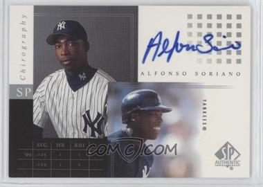 2000 SP Authentic - Chirography #AS - Alfonso Soriano [EX to NM]