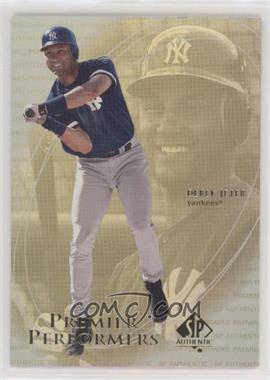 2000 SP Authentic - Premier Performers #PP7 - Derek Jeter