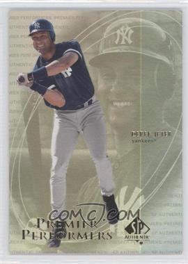 2000 SP Authentic - Premier Performers #PP7 - Derek Jeter