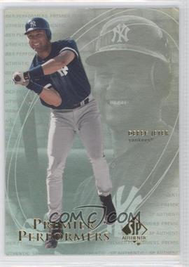 2000 SP Authentic - Premier Performers #PP7 - Derek Jeter