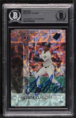 2000 SPx - [Base] - Radiance #78 - Troy O'Leary /100 [BAS BGS Authentic]